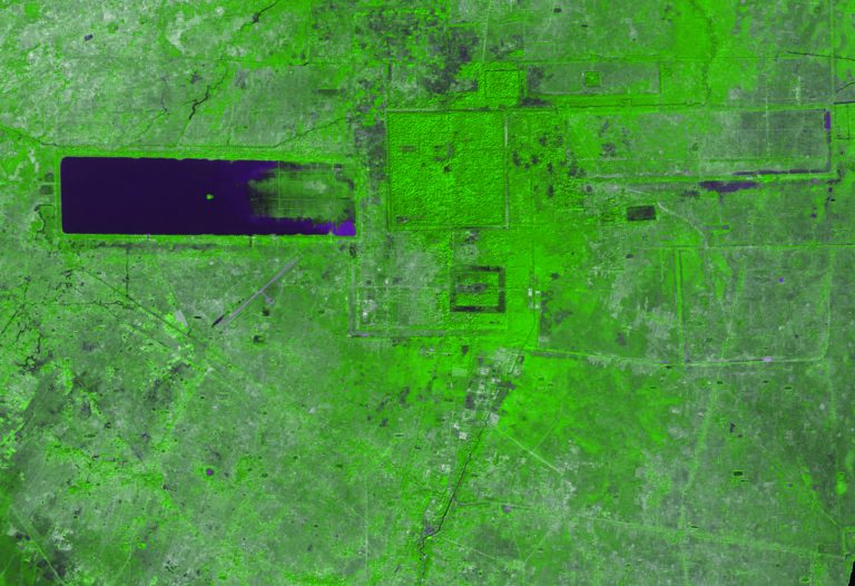 "Spot satellite image composite from 1994 – it was a great source to examine the Angkor area in those years"